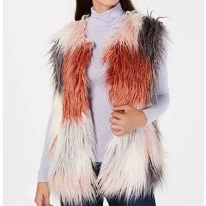International Concepts faux fur vest